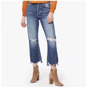MOTHER Superior Women's Tripper Chew High Waisted Destroyed Cryin' Cowboy's Jean